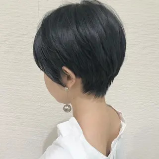 ショート カラー ショート/ボブ/ 白髪ぼかし/しんやのヘアスタイル