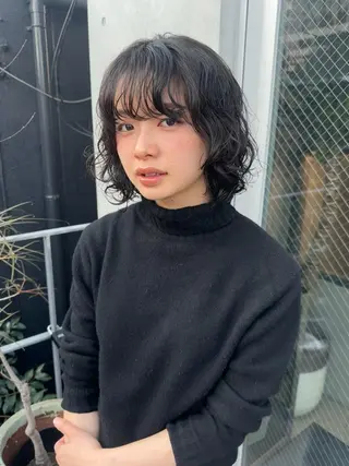 ミディアム パーマ お悩み解決パーマ hana🩰のヘアスタイル