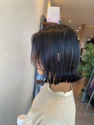 ミディアム カラー 希優🌺ソムリエ /ブリーチ/カットのヘアスタイル