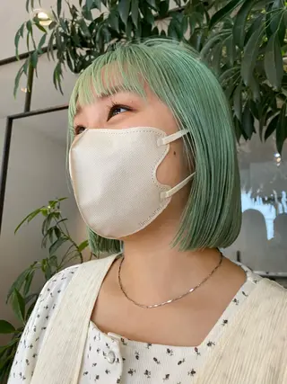 ショート Hair & make Lamp所属・梅田のブリーチ特化 美容師KAI🥰のヘアスタイル