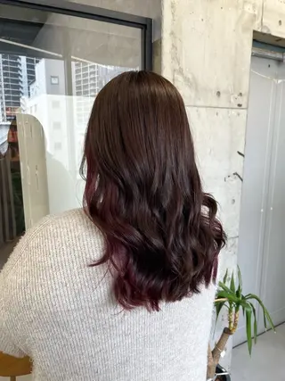 ロング カラー yuri🌼 NUMBER 天王寺のヘアスタイル