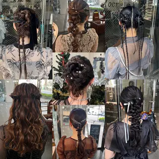 ヘアアレンジ ハイライト/レイヤー ショートカットAOIのヘアスタイル