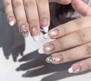 ネイル By moonネイル 🌷ワンホン/韓国風のネイルデザイン