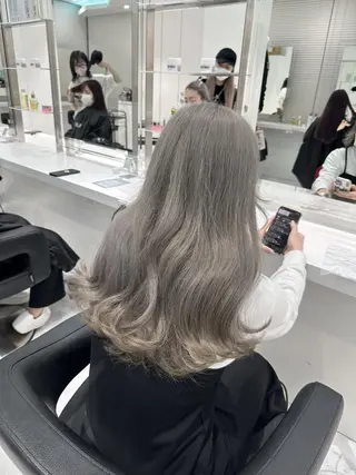 セミロング カラー ♡上品韓国髪♡ブラ ウン/SAYATOのヘアスタイル