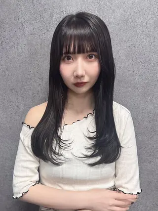 セミロング カラー &.TIGRE smartsaronのヘアスタイル