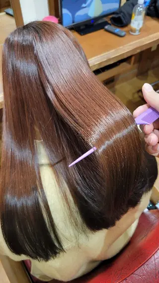 ロング カラー 中田 大輝👓のヘアスタイル