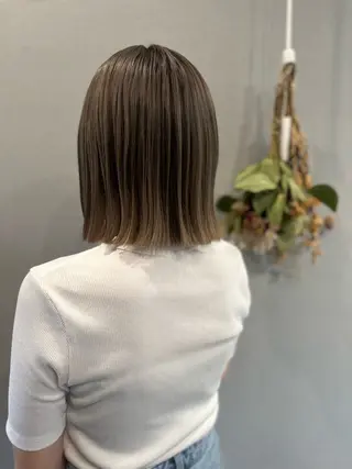 ミディアム カラー K Harukaのヘアスタイル