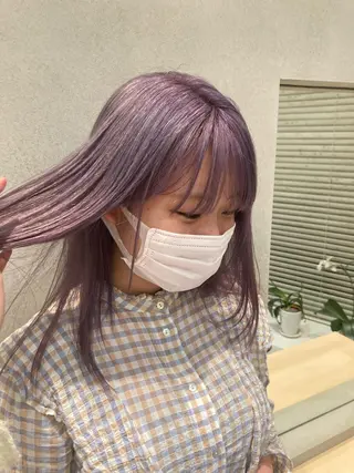 ミディアム カラー octo所属・梅澤 杏菜のヘアスタイル