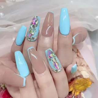 ネイル 長さだし専門店 M2　rikaのネイルデザイン