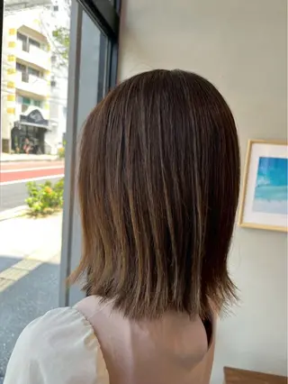 ミディアム hair ruup Rell design works所属・山口 真里亜のヘアスタイル
