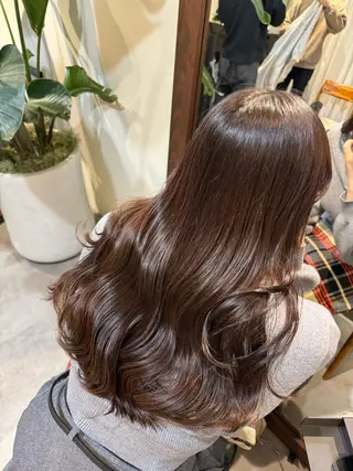 ロング カラー ayaka♡ 柔らかカラーのヘアスタイル