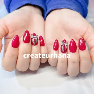 ネイル クレアトゥール華所属・クレアトゥール華 西村のネイルデザイン