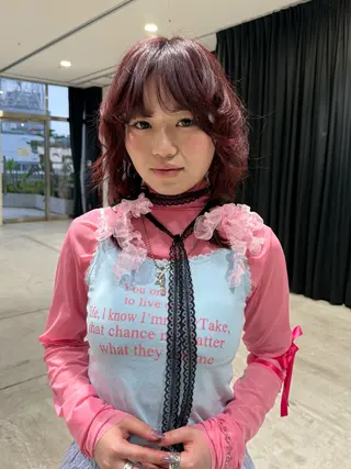 セミロング カラー Daisy🎀【福岡 美容室】chiakiのヘアスタイル