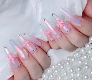 ネイル M🌷nail 長さだし専門店のネイルデザイン