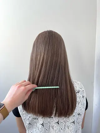 ロング カラー さら艶ストレート 🩶Suzuneのヘアスタイル