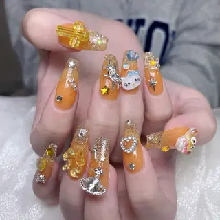 ネイル MoMoA Nail ネイル長さ出し専門店のネイルデザイン