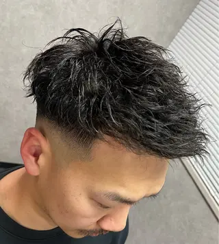 ミディアム パーマ CuMARi所属・🌈福本 裕也🌈のヘアスタイル