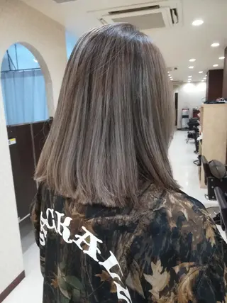 ミディアム カラー sato shoheiのヘアスタイル