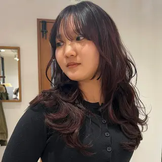 セミロング カラー EIGHT/ satone🩵のヘアスタイル