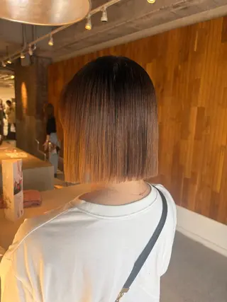 ミディアム 🎀韓国レイヤー/透 明感カラー/airiのヘアスタイル