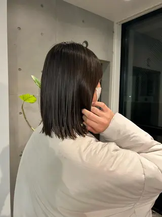 ショート 髪質改善/縮毛矯正/ 透明感カラーYUMAのヘアスタイル