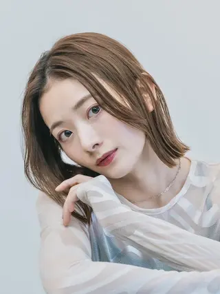 ミディアム ba-boo 熊本のヘアスタイル