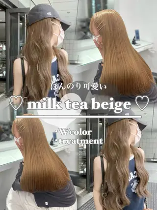 ロング カラー 🩰girlyモテ ヘア🩰🍨AYAのヘアスタイル