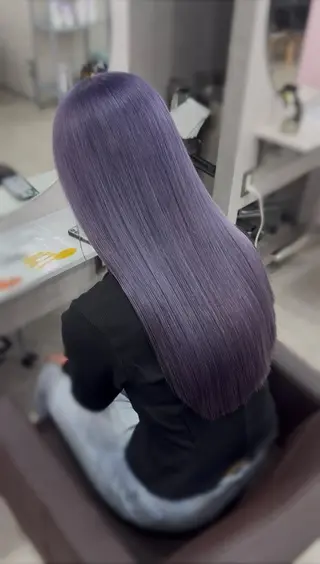 ロング カラー 梅原 姫🍬🐰のヘアスタイル