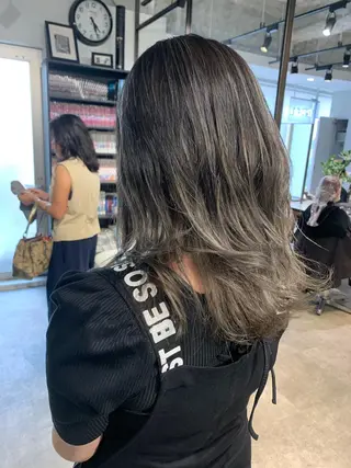 ロング カラー 園田 将士のヘアスタイル