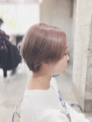 ショート カラー hair deep /田口貴也のヘアスタイル