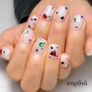 ネイル καρδιά -ｶﾙﾃﾞｨｱ-のネイルデザイン