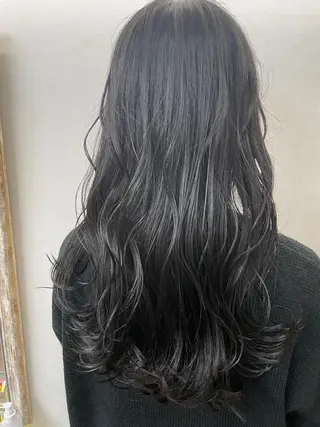 セミロング カラー TOWA 野村　コウダイのヘアスタイル