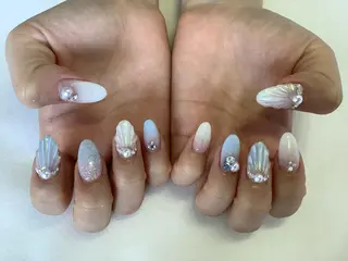 ネイル 💎🐰 saki. m 🐰💎のネイルデザイン