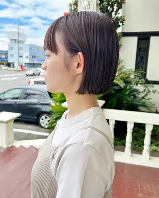 ショート カラー 江原 彩華のヘアスタイル