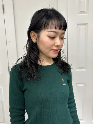 ロング パーマ レイヤーボブ/ 艶カラー/サナ🌼のヘアスタイル