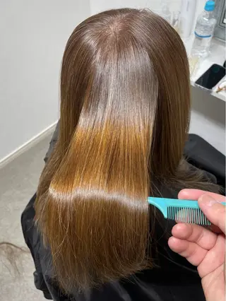 セミロング 髪質改善専門美容室bokuno町田店所属・町田で叶う本物の 髪質改善 鍋谷勇のヘアスタイル