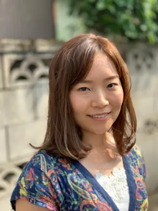 ミディアム カラー パーマスタジオ グレイス はやとのヘアスタイル