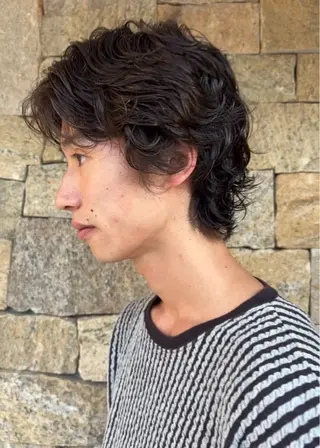 パーマ メンズ IRO所属・岡田 祐樹のヘアスタイル