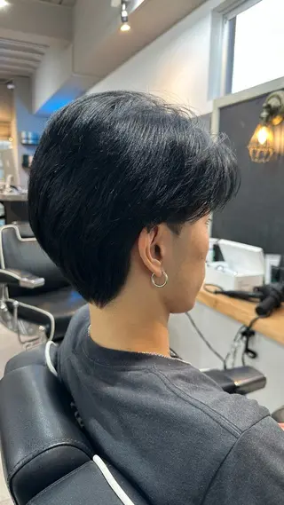 カラー メンズ 律喜/パーマ /メンズ/フェードのヘアスタイル