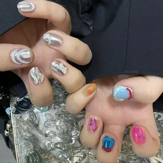 ネイル ゆびノさき茨木店 ニュアンス/アートのネイルデザイン