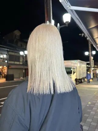 ミディアム カラー ハイトーン/ブリーチ カラー/SHOGOのヘアスタイル