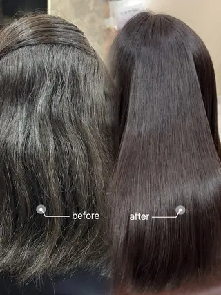 セミロング 加藤 野々愛のヘアスタイル