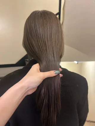 ロング カラー ☕️結【suii.】 ボブ/ヘアセット☕️のヘアスタイル