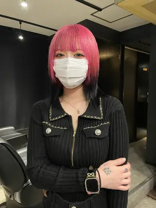 カラー ももか bAteAuのヘアスタイル