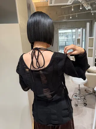 ショート ボブ/パーマ 代表　岡　大斗のヘアスタイル