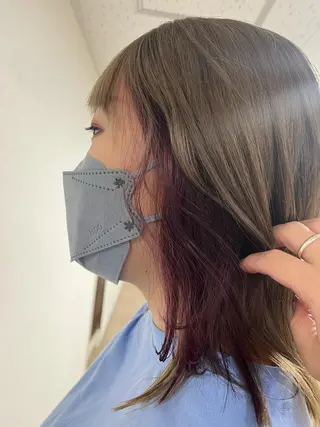 ミディアム カラー ハイトーンカラー🩵 耳ツボジュエリー👂のその他イメージ