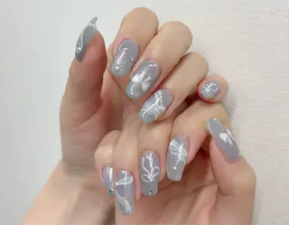 ネイル rina ニュアンス♡ワンホンのネイルデザイン