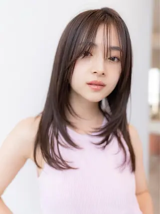 ロング カラー Carelly   髪質改善トリートメント&ヘッドスパ　成増　【ケアリー】所属・横尾 奈津美のヘアスタイル