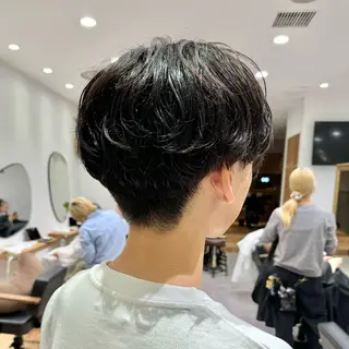 パーマ メンズ 透明感/オリーブ /わがつまこうすけのヘアスタイル