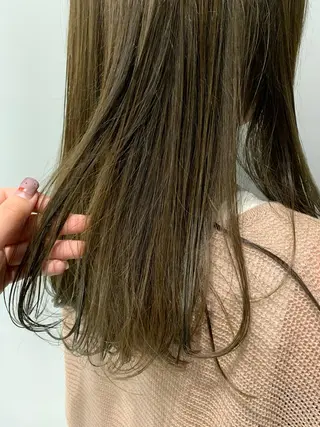 セミロング カラー 似合わせ⌇お洒落 カット⌇平野あみのヘアスタイル